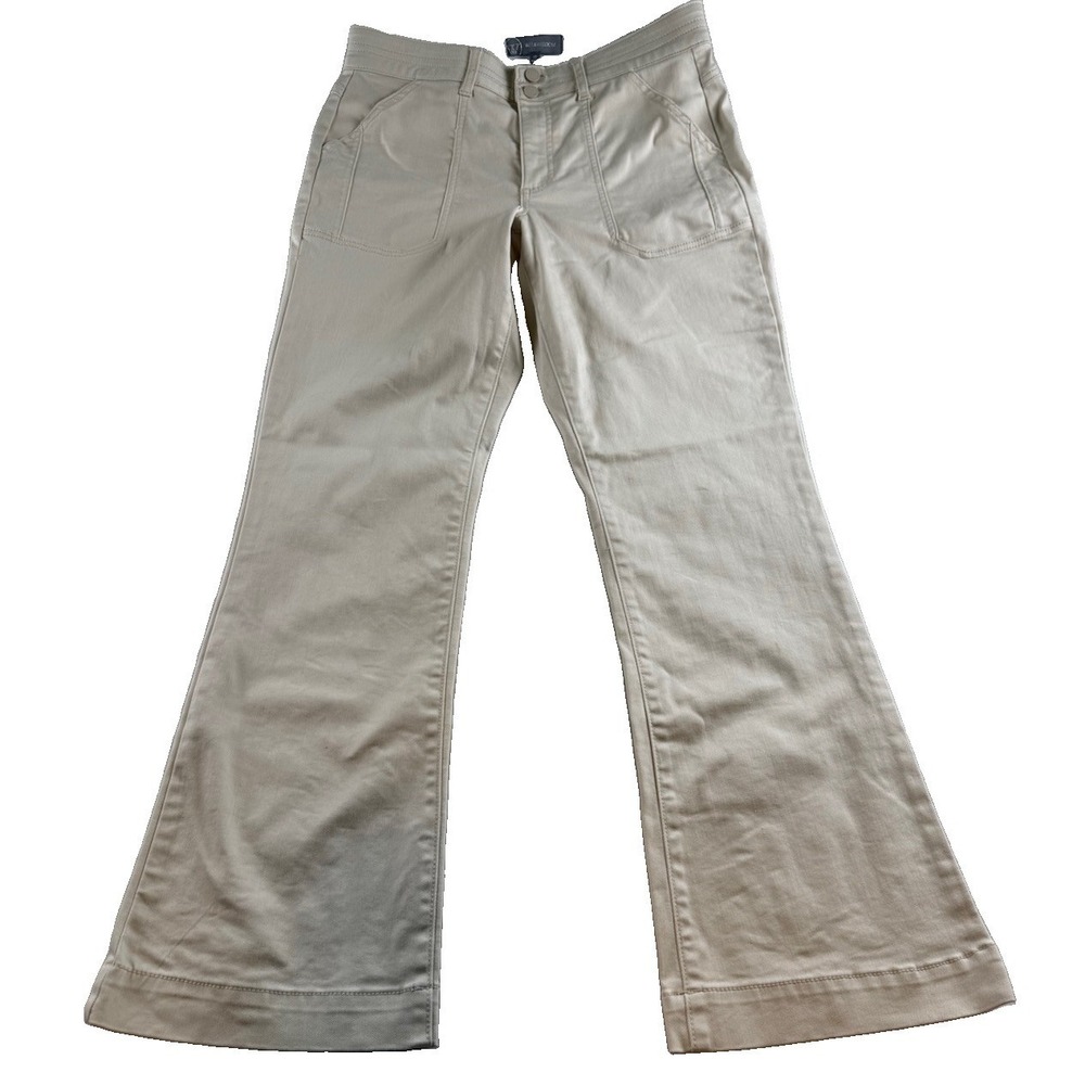 Wit and Wisdom Beige Ab Solution Flare Pants Size 12